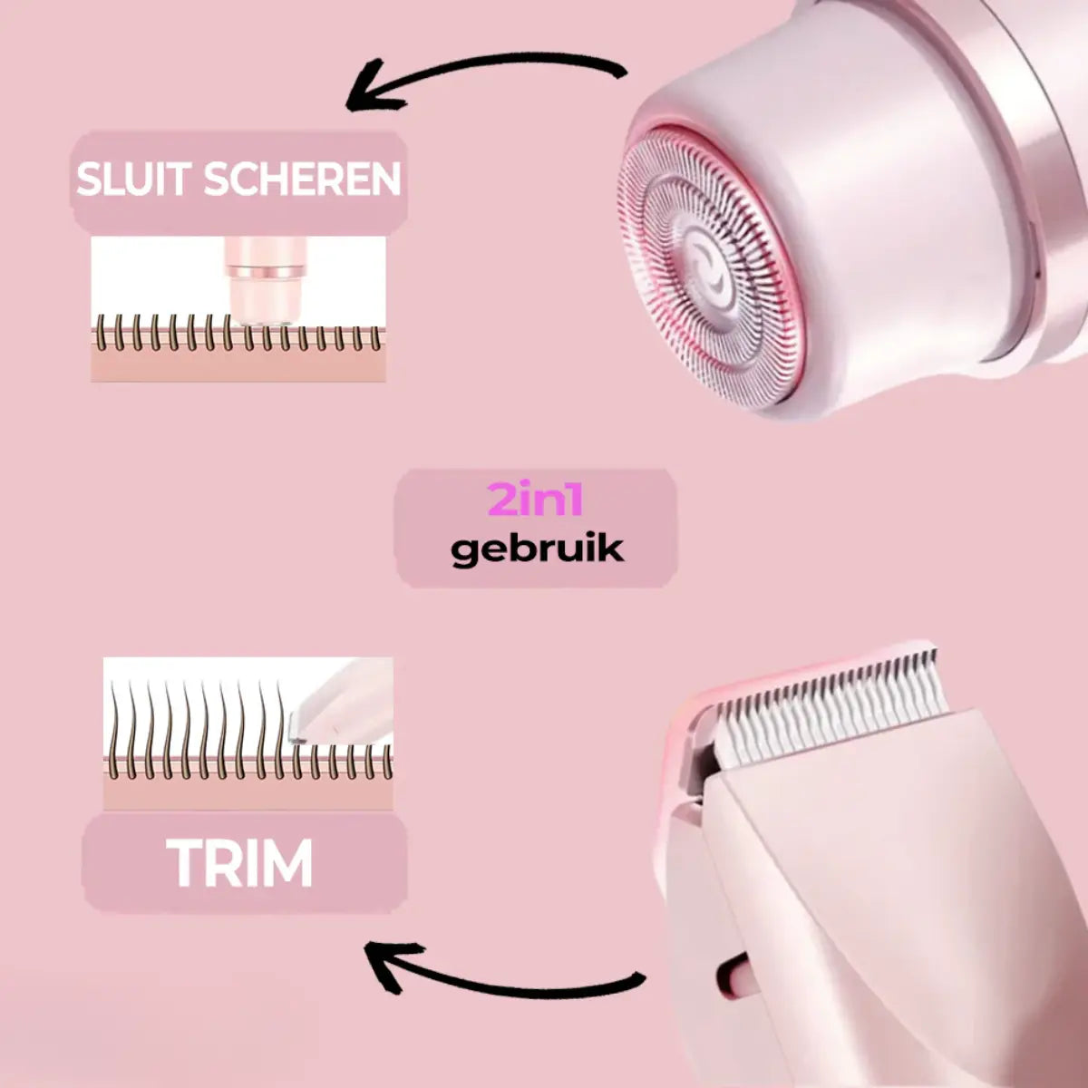 Neolys™ 2-in-1 Lichaamsscheermes voor vrouwen