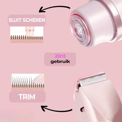 Neolys™ 2-in-1 Lichaamsscheermes voor vrouwen